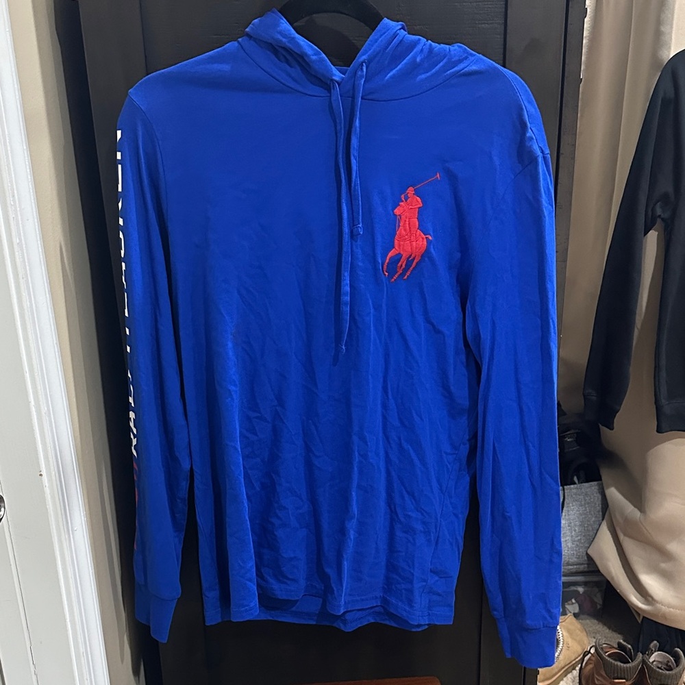 Polo by Ralph Lauren Men's Royal Blue Hoodie